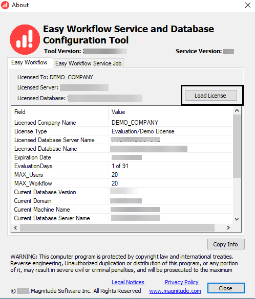 Install Easy Workflow license Using IEWF Configuration Tool