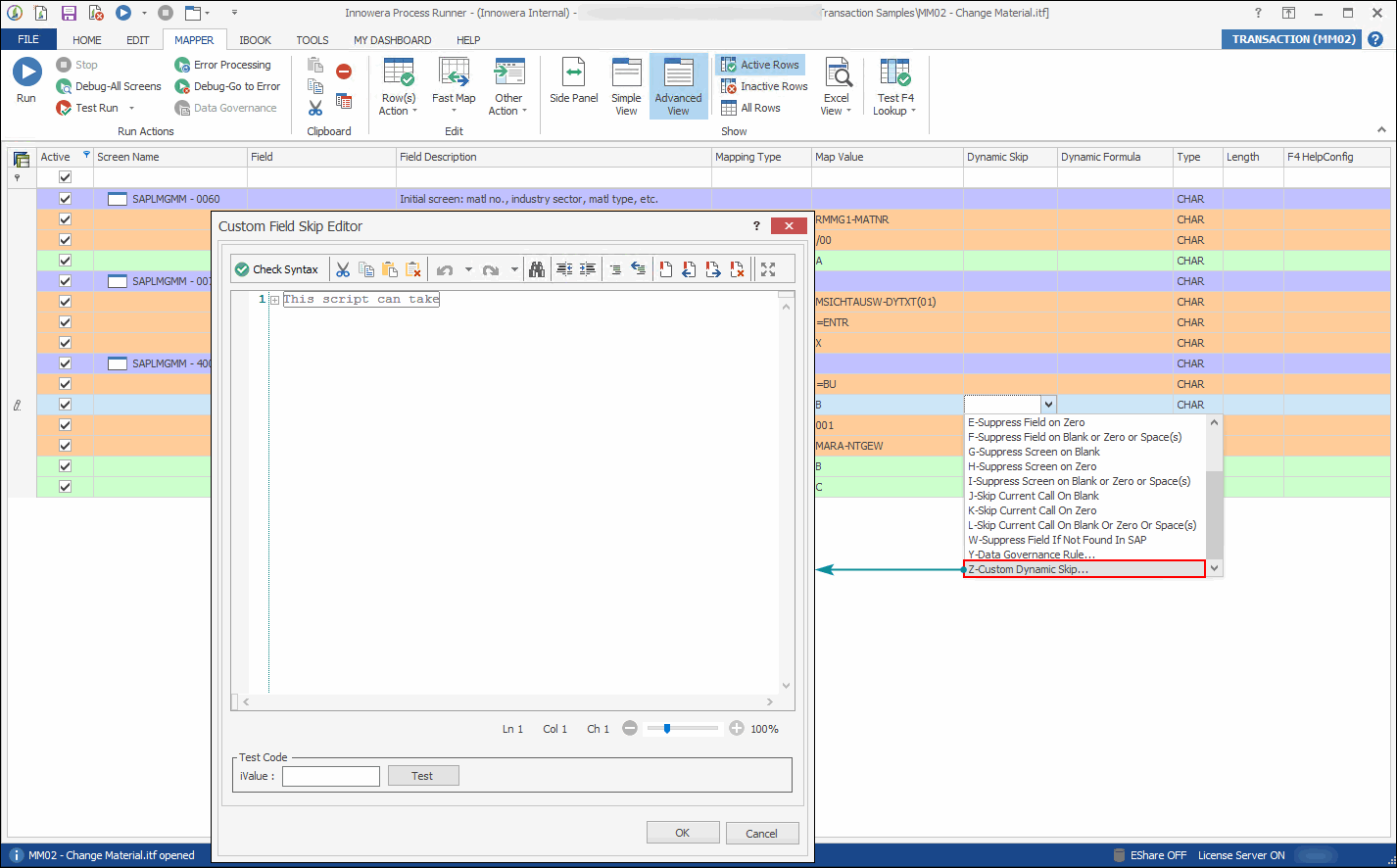 CustomDynamicFieldMapping
