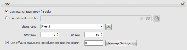 Home - Excel Options