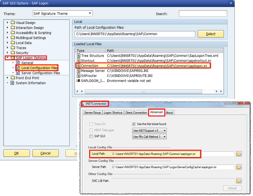 SAPlogon_Local Path