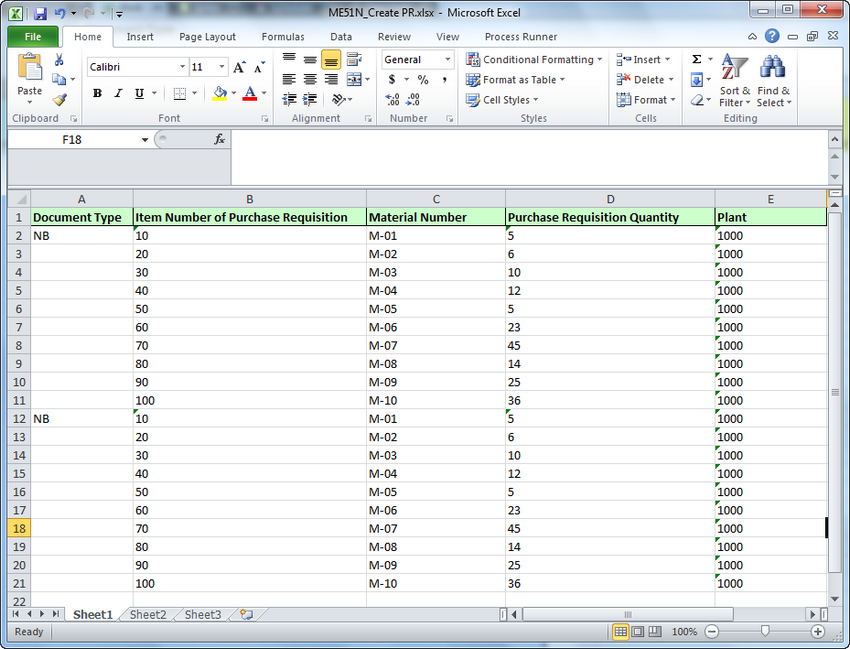 Excel file_ME51N