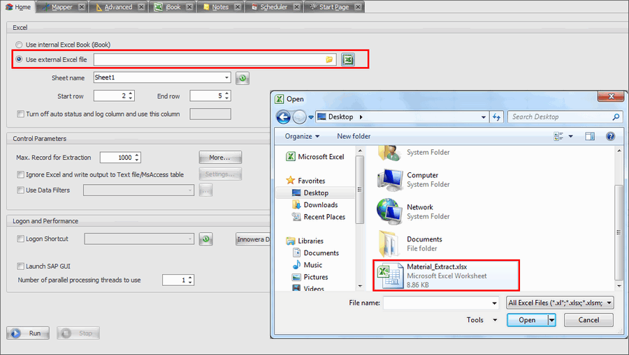 Material_Extract_file