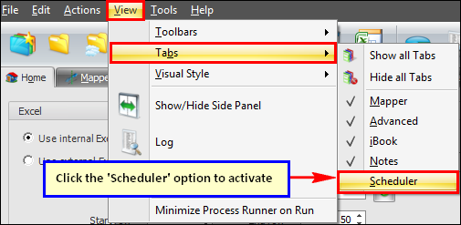 Tabs_Scheduler
