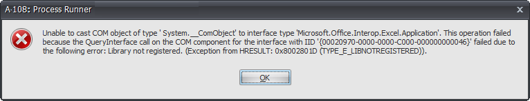 Interop error