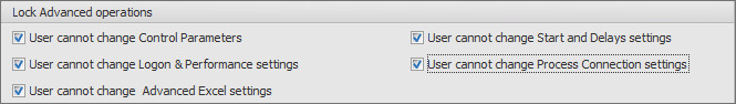 Adv lck Settings
