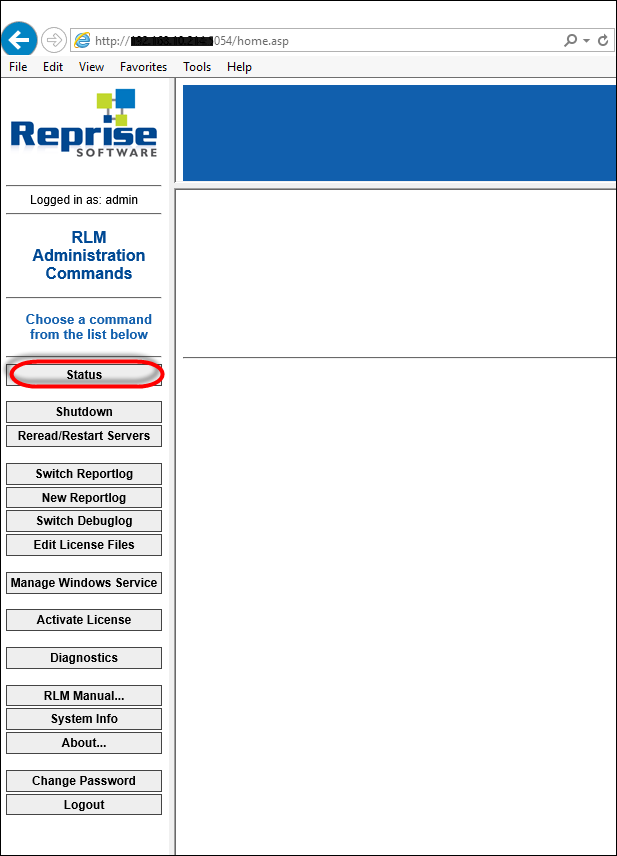RLM-Status-Button