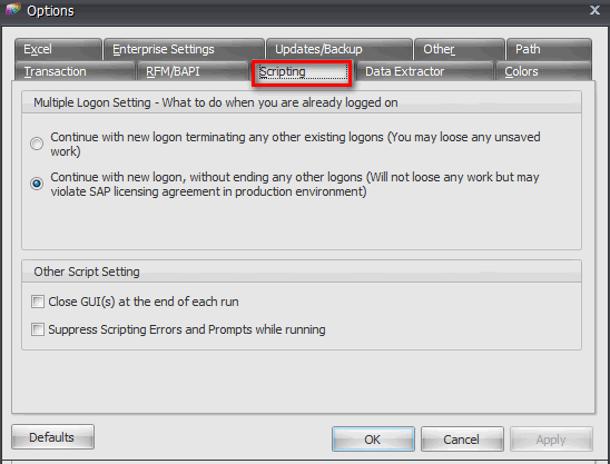 scripting