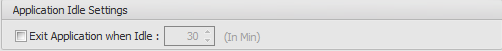 application idle