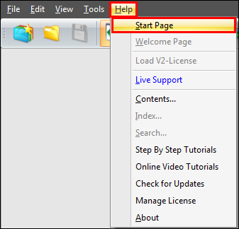 DB_Start page